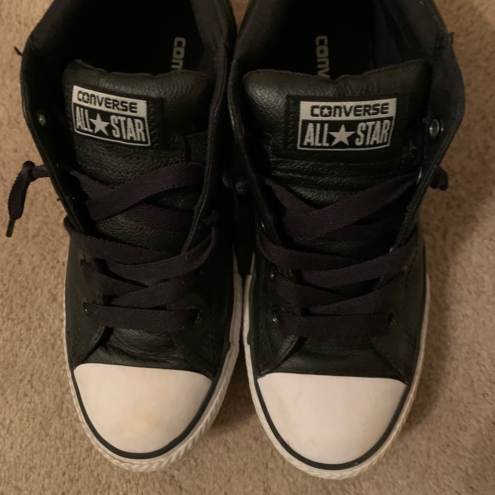 Big Boys Leather Converse